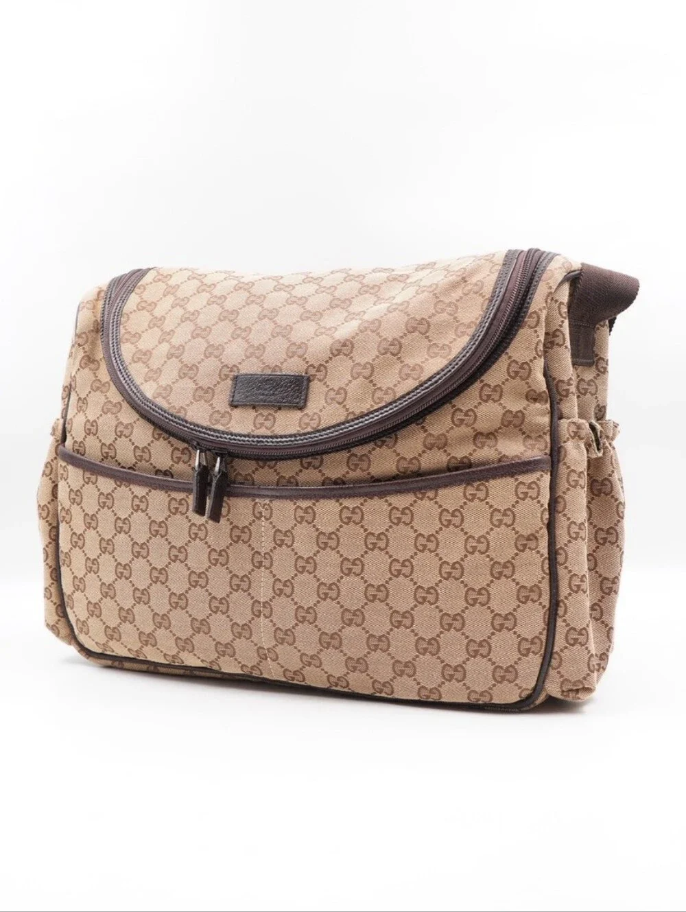 CM34 💗 Gucci GG Supreme Canvas Diaper Bag